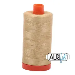 2915 Very Light Brass Aurifil Cotton 50wt Large Spool