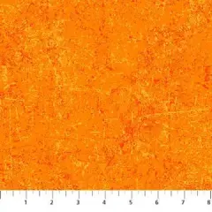 Orange Tangerine Glisten 43"/44" Cotton Fabric Per Yard