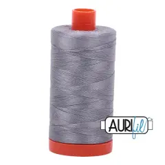 2605 Grey Aurifil Large Spool Cotton 50wt