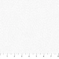 White Basically Black & White Beaded Wave Cotton 44"/45" Fabric Per Yard