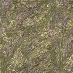 Green Wood Meadow Breeze Cotton Wideback Fabric per yard