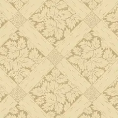 Natural Tan Vintage Charm Cotton Wideback Fabric per yard