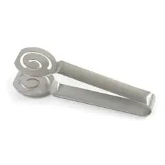 Norpro Decorative Swirl Stainless Steel Tea Bag Squeezer Tongs