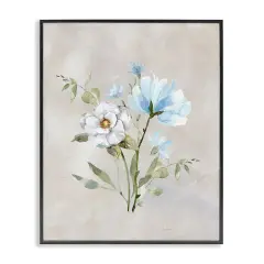 Stupell Industries Blue & White Herbs Framed Giclee Wall Art Design by Livi Finn