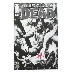 The Walking Dead #1 WW Chicago '13 Exclusive B&W Cover Signed By Whilce Portacio