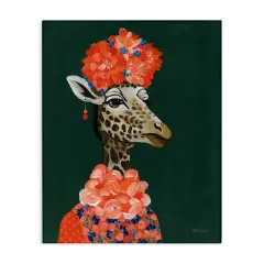 Stupell Industries Regal Giraffe Portrait Canvas Wall Art Design by Yvette St. Amant