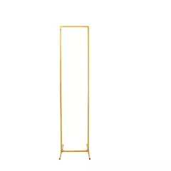 5 ft Gold Metal Floral Display Frame Rectangle BACKDROP STAND Wedding Arch Party