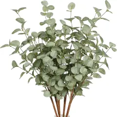 6 Pcs 27'' Greenery Eucalyptus Stems