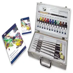 RZEN-ACR5301 | Essentials&trade; 26pc Acrylic Paint Zen Brush Travel Art Set