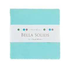 Blue Bella Solids Egg Blu Charm Pack Precuts