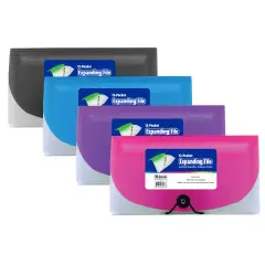 BAZIC Expanding File Check Size Poly 13-Pocket