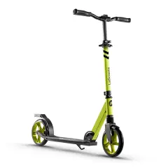 LaScoota Kick Scooter for Adults & Teens. Perfect for Ages 8-14 and Men & Women. Lightweight Foldable Adult Scooter with Large 8&rdquo; Wheels 220lbs (Regular (Teen), Yellow) Green