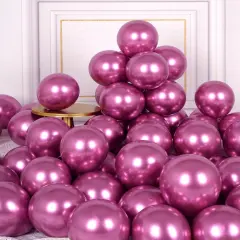 Metallic Hot Pink Balloons (	Hot Pink )