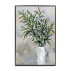 Stupell Industries Splayed Plant Leaves Framed Giclee Wall Art Design by Cloverfield & Co.
