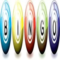 Bingo Balls Edible Cake or Cupcake Topper