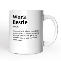Work Bestie Definition, Funny Coworker Gift