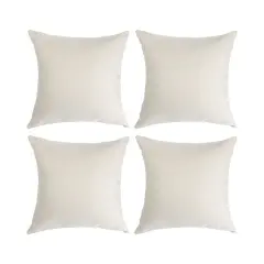 Craft Express 16" White Linen-Like Sublimation Pillow Cover &ndash; 16" Square Blank