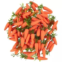 45x Easter Artificial Fake Baby Carrots for Craft DIY Home Kitchen Decoration