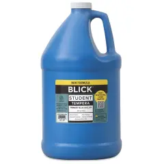 Blick Student Tempera Paint - Primary Blue, 128 oz bottle