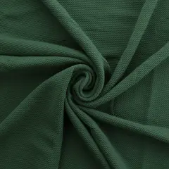Solid 4 way Stretch Liverpool Bullet Fabric Forest green