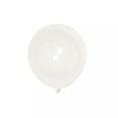 25 pcs CLEAR 12" Metallic Latex Balloons Wedding PARTY DECORATIONS Supplies