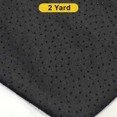 Diamond Glimmer Knit Fabric 56" Wide Metallic Glitter Spandex 2 Way Stretch Black