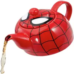 Marvel I AM SPIDER-MAN Ceramic Teapot with Web Mask Detail Lid