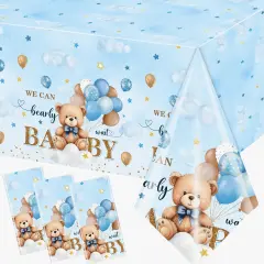 Bear Baby Shower Tablecloth