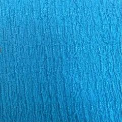 1 Yard Textured Bubble Jersey Crepe Knit Fabric 59 Inch Wide Soft Stretch Drapey Material for Stylish Tops & DIY Sewing ROYAL