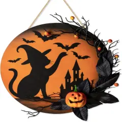 Halloween Wreaths for Front Door