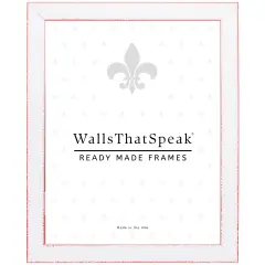 Slushie 0.75", Strawberry Red Picture Frame by wallsthatspeak