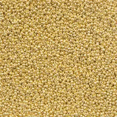 John Bead 11/0 Metallic Finish Czech Glass Seed Beads, 250g Light Gold