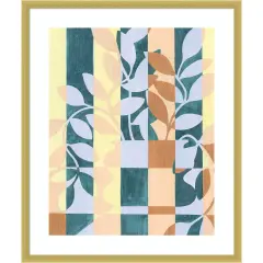 Checkered Cutting I by Grace Popp Wood Framed Wall Art Print