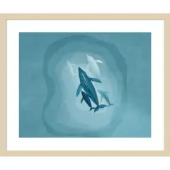 Print By Bohonewart 10 by Emel Tunaboylu Wood Framed Wall Art Print