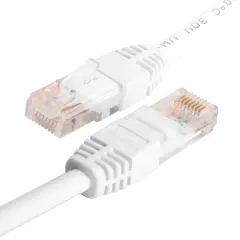 Insten 25' Cat5e Cat-5e Ethernet Lan Network Patch Cable 25Ft White