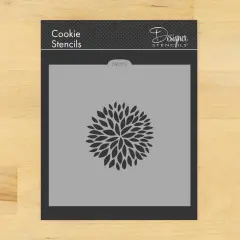 Modern Mum Cookie & Craft Stencil | CM095 by Designer Stencils | Cookie Decorating Tools | Baking Stencils for Royal Icing, Airbrush, Dusting Powder | Craft Stencils for Canvas, Paper, Wood | Reusable Food Grade Stencil
