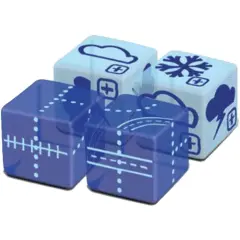 Railroad Ink: Sky Expansion Pack - For Railroad Ink/Railroad Ink Challenge Core Games, Ages 8+, 1+ Players, 15-30 Min