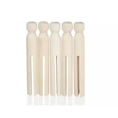 Kitcheniva 30 Pcs Wooden Clothes Pins Clothes Doll Pin Crafts