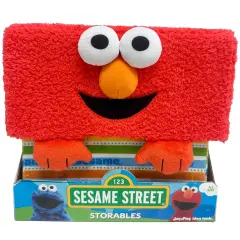Sesame Street: Storables 8" Box - Elmo - Red Character Themed Bin, Fabric Storage Container, Opening Top Lid, Holds Toys, Books & More, Licensed