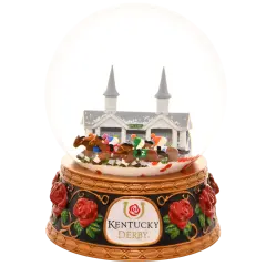 Tree Buddees x Kentucky Derby Snow Globe with Snow & Rose Petals - Official Limited Edition