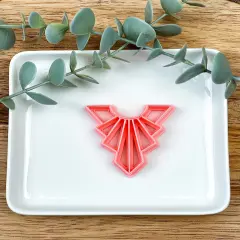 Art Deco Collar Statement Clay Cutter