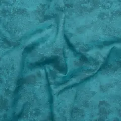 1 Yard Teal Toscana Quilting Cotton Fabric Lightweight Durable Abstract Print 44 inch Width