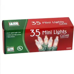 35-Count Clear Christmas String Lights Set