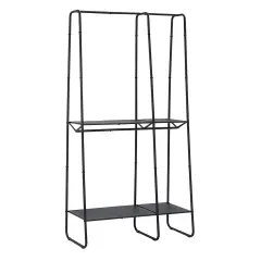 Extra-Large Freestanding Clothing Racks for Hanging Clothes Black