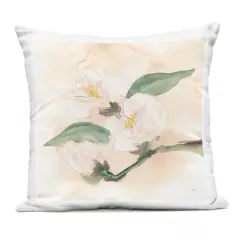 Stupell Industries Dimensional Magnolia Blooms Outdoor Pillow, 18 x 7 x 18
