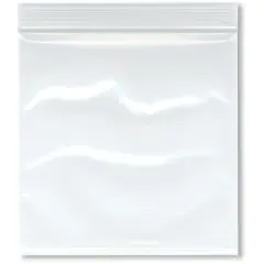 Plymor 5" x 5" (Pack of 100), 4 Mil Heavy Duty Zipper Reclosable Plastic Bags