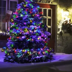 Christmas String Lights with 8 Modes, Timer, Waterproof Design for Indoor