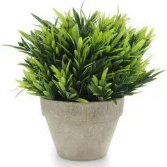 Artificial Grass Potted Plant