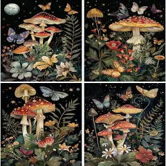 12x16inch - 4 Pack Diamond Painting Kits for Adults