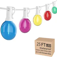 25Ft LED Outdoor String Lights